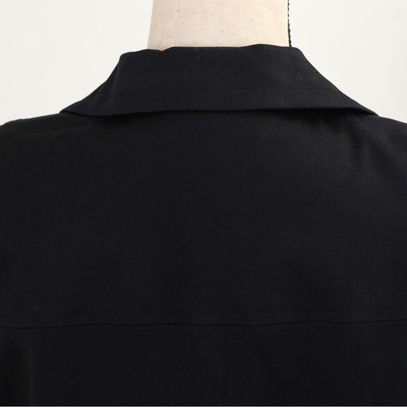 Classic timeless black tailored blazer fall fashion Worthington 14 minimalist - Picture 7 of 14